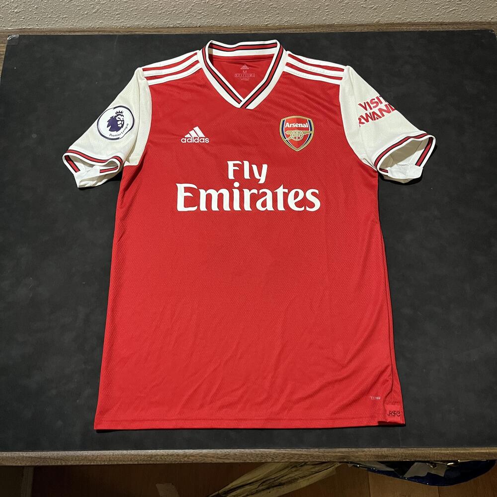 Arsenal Jersey Home Premier League Soccer Adidas Aubameyang 14 Player Issue 2019